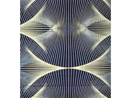 Bavlněná africká látka Kitenge,  vzor 3809