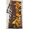 Bavlněná africká látka Kitenge,  vzor 1009