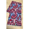 Bavlněná africká látka Kitenge,  vzor 1043