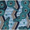 Bavlněná africká látka Kitenge,  vzor 4097