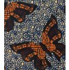Bavlněná africká látka Kitenge,  vzor 5007