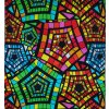 Bavlněná africká látka Kitenge,  vzor 5025