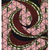 Bavlněná africká látka Kitenge,  vzor 5047