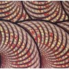 Bavlněná africká látka Kitenge,  vzor 3825