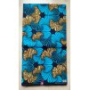 Bavlněná africká látka Kitenge,  vzor 3820