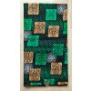 Bavlněná africká látka Kitenge,  vzor 3838