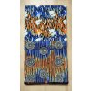 Bavlněná africká látka Kitenge,  vzor 3807