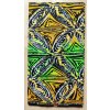 Bavlněná africká látka Kitenge,  vzor 3844