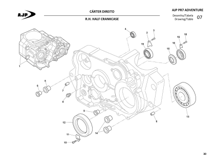 RH HALF CRANKCASE 031