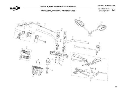 HANDLEBAR CONTROLS AND SWITCHES 097