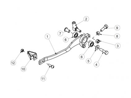 5 Rear brake pedal 770x600