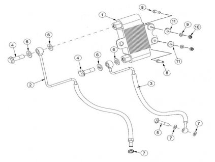 Olejový chladič / Oil Cooler