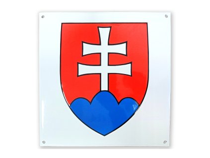 smaltovany statni znak slovenska republika