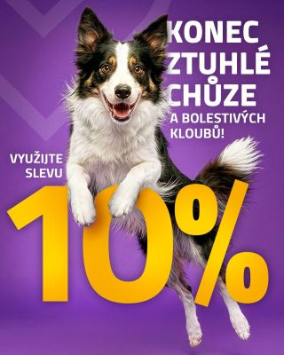 KONEC ZTUHLÉ CHŮZE a bolestivých kloubů! Nenechte svého mazlíčka trpět. Rozhýbejte jeho tlapky s Cartilanem a využijte 10%...
