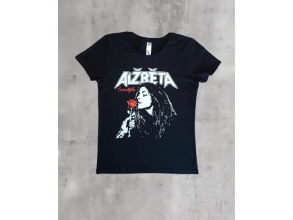 Dámské triko Čarodějka černé