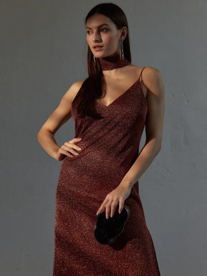 Chloe maxi shimmering / Bronze.