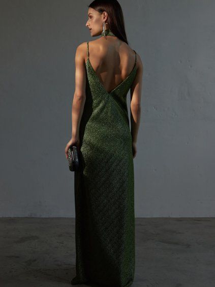 Chloe maxi shimmering / Green.