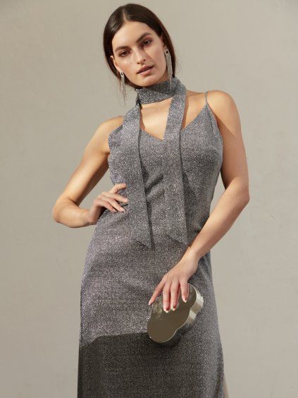 Chloe maxi shimmering / Silver.