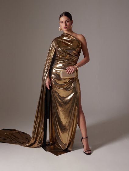 Golden dress.