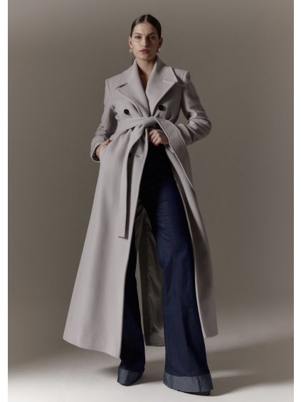 Slim kabát Giselle / Grey.