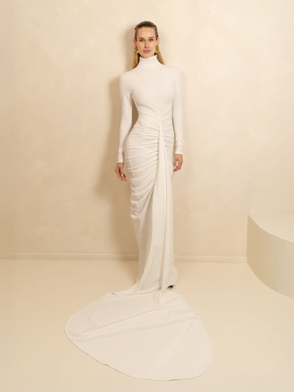 THE COCOON DRESS.