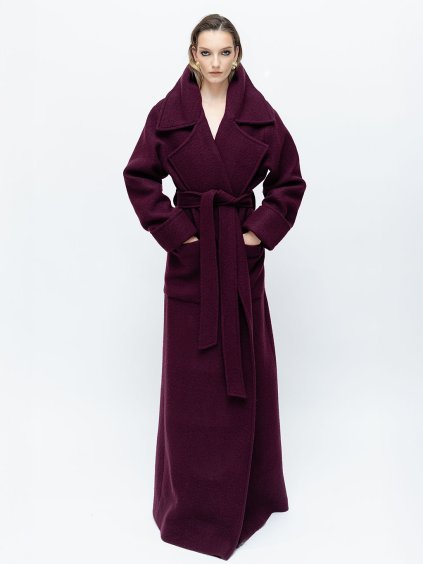 THE BORDEAUX COAT – VIRGIN WOOL