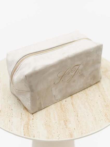 Velvet unisex toaletní taška / monogram.