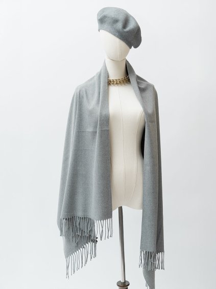 PASHMINA GREY MONOGRAM