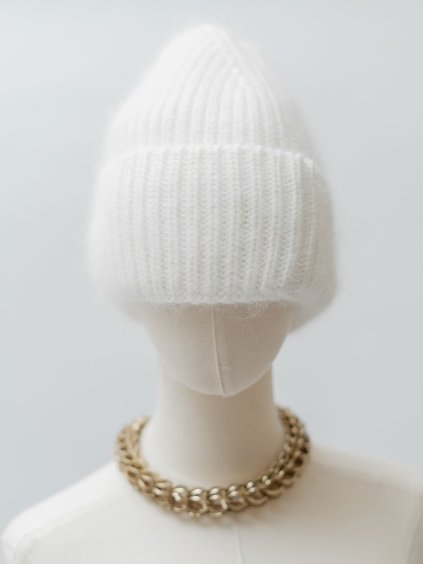 ANGORA HAT WHITE