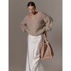 THE SWEATER EVIANNA / WHITE COFFEE