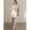 THE SWEATER EVIANNA / WHITE COFFEE