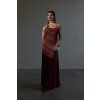 SIA SHIMMERING DRESS BRONZE