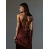 SIA SHIMMERING DRESS BRONZE