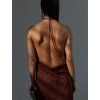 SIA SHIMMERING DRESS BRONZE