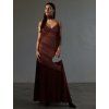 CHLOE SHIMMERING DRESS BRONZE