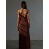 CHLOE SHIMMERING DRESS BRONZE