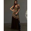 CHLOE SHIMMERING DRESS GOLD
