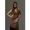 CHLOE SHIMMERING DRESS GOLD