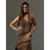 CHLOE SHIMMERING DRESS GOLD