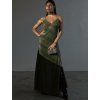 CHLOE SHIMMERING DRESS GREEN