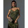 CHLOE SHIMMERING DRESS GREEN
