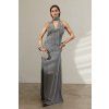 CHLOE SHIMMERING DRESS SILVER