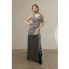 CHLOE SHIMMERING DRESS SILVER