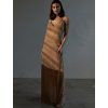 CHLOE SHIMMERING DRESS GOLD