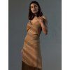 CHLOE SHIMMERING DRESS GOLD