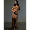 CHLOE SHIMMERING DRESS GOLD