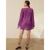 Silla shimmering dress / Violet.