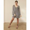 Silla shimmering dress / Violet.