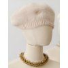 THE ANGORA WHITE COFFEE BERET