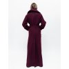 THE BORDEAUX COAT – VIRGIN WOOL & MONGOLIAN LAMB